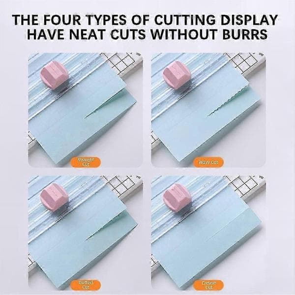 4-i-1 Papirtrimmer til Scrapbooking og Lykønskningskort Blue