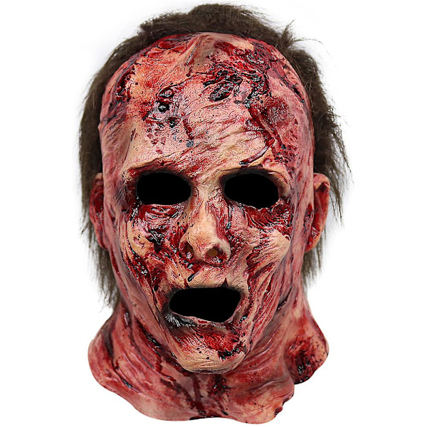 Adult Horror Michael Myers Killer Mask Scary Bloody Kills Latex Full Head Halloween Carnival Fancy Dress Prop A