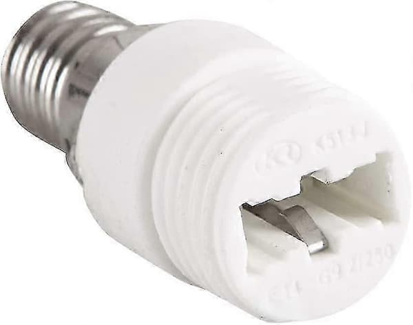 2-pakning keramisk sokkeladapter E14 til G9 for LED halogen CFL lyspærer