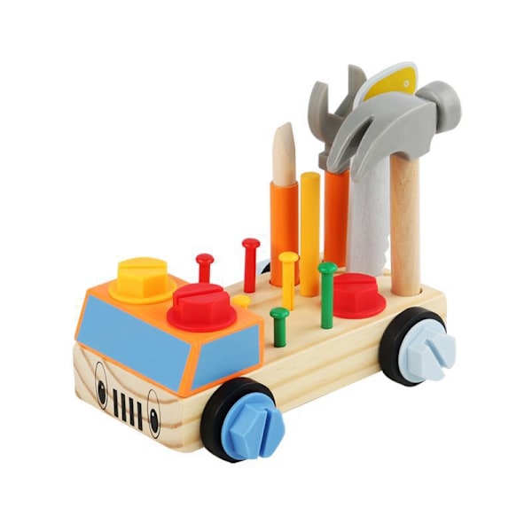 Kids Tool Set Wooden Toys Montessori Toys for 2 3 4 5 6 Year Olds Fine Motor Skills Toys Screwdriver Board with Storage Bag Kids Tools Toddler Toys