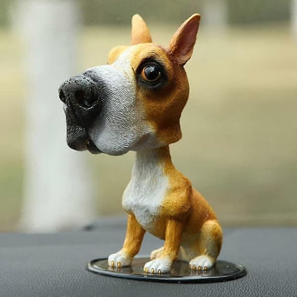 Bobble Head Hunde Nikkehoveder Bilinstrumentbræt Hvalp Bilpynt (bokser) Xq-a228