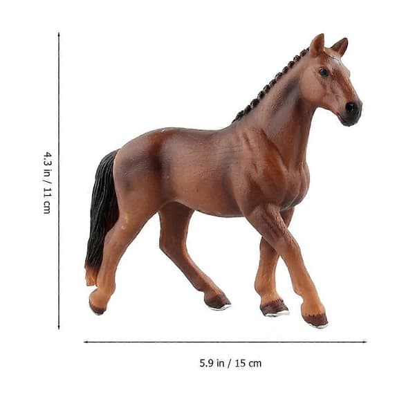 Huspynt Plastik Heste Figurer Miniature Dyrefigurer Husdyr