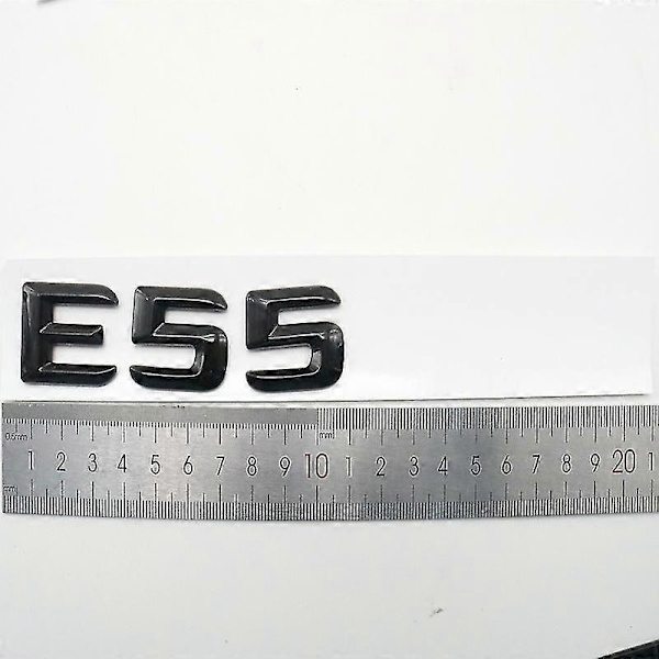 Bagasjerom Emblem Badge Logo For E-klasse W210 W211 E43 E53 E63 E55 E200 E220 E250 E280 E320 E350 E420 E550 E500 E430 Silver E400