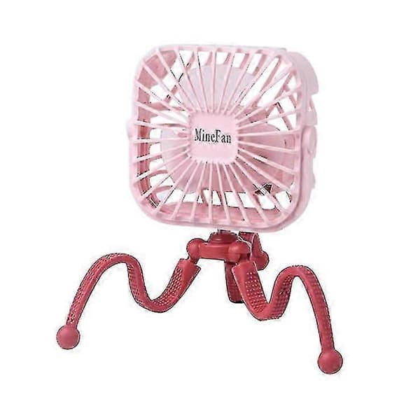 Ny Deformationsbeslag Ventilator Miniventilator USB Opladningsventilator Køleventilator