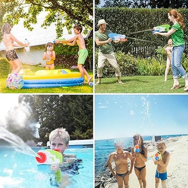 2-pack 400 ml Vattenpistoler Sommarleksak Kraftfull Lång Räckvidd Vatten