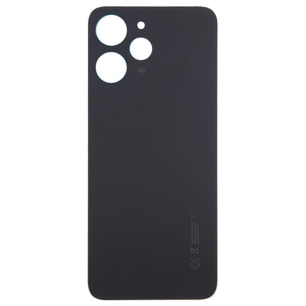 Batteridæksel af glasmateriale til Xiaomi Redmi 12 4G Black