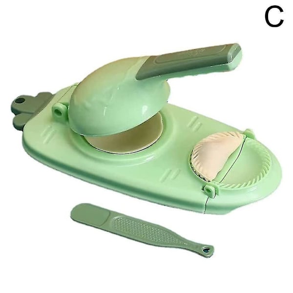 2 i 1 Dumpling Skin Maker Press Machine Wrapper Form Dej Håndtag Værktøj