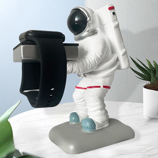 Astronaut-klokkeholder Flerbruksoppbevaringsstativ Husholdningstilbehør