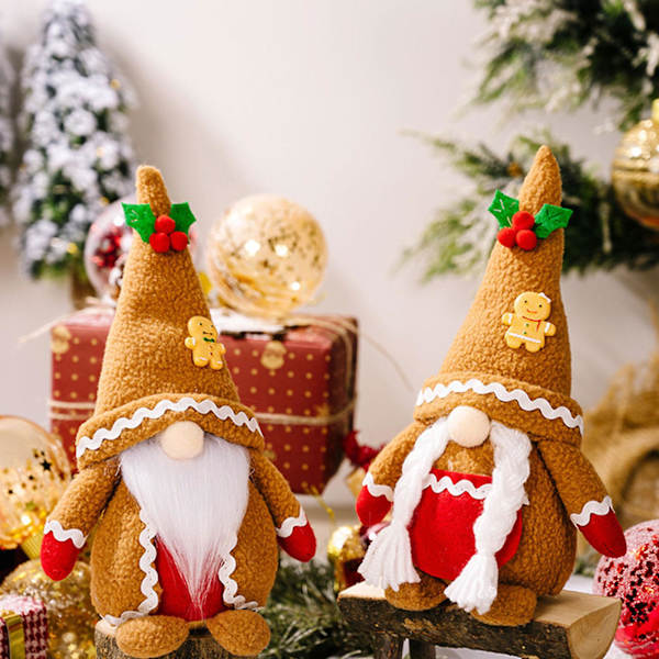 Rudolph-nukke Khaki Koti Sisustus Joulukoriste