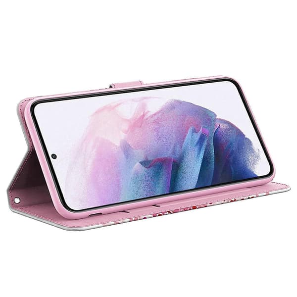 Læderetui med 3D-mønster til Samsung Galaxy A25 5G Multicolor Wish Tree
