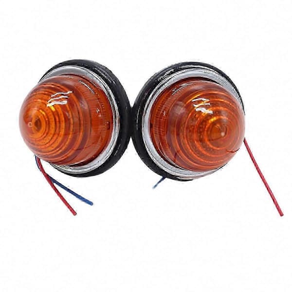 2 STK Lucas L594 Bakre Stopp Baklys Indikatorlamper LPB630 Lys Yellow