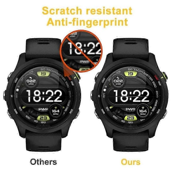 2 kpl Garmin Forerunner 255 PET-näytönsuoja 3D-kuumataivutusnäyttökalvo