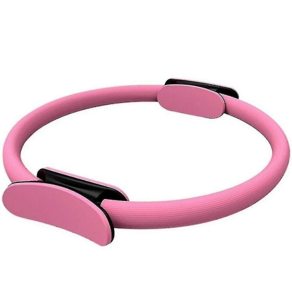 Pilates Ring Resistance Ring Dobbelt Grip Pilates Yoga Ringe Øvelse pink