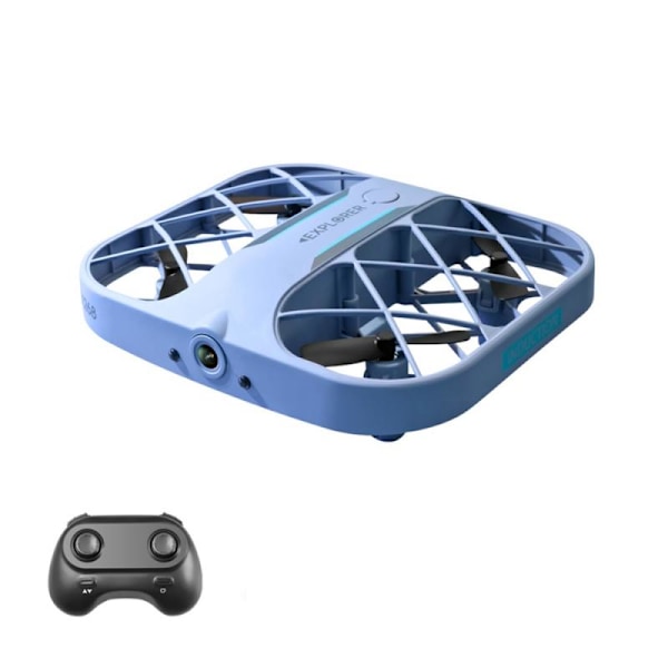 JJRC H107 Mini Drone 8K 4K Kamera Realtid Transmission Quadcopter Mini Pocket UFO Lille Fjernbetjening Flyvemaskine Legetøj til Børn No camera 2B Blue