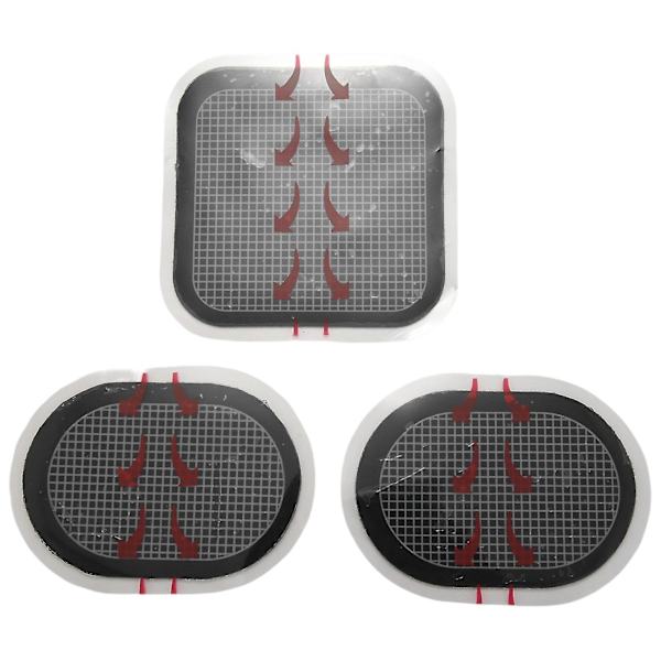 Gel Pads Ersättningsenhet Set för Abdominal ABS Toner Core Abs Workout Toning Bälte Black
