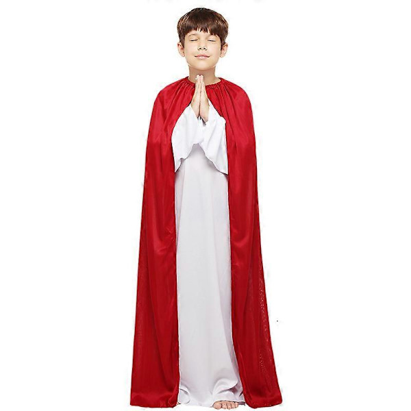 Lasten Jeesus Cosplay -karnevaaliasu, lavanäyttämöasu, Purim-roomalainen lastenasu, isän kummisetäasu