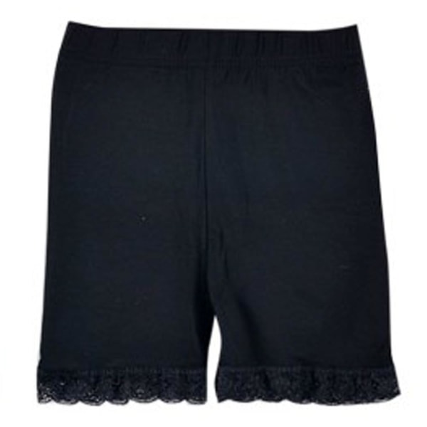3-15 år flickor säkerhet under kjol shorts underkläder underbyxor Black 3-4 Years