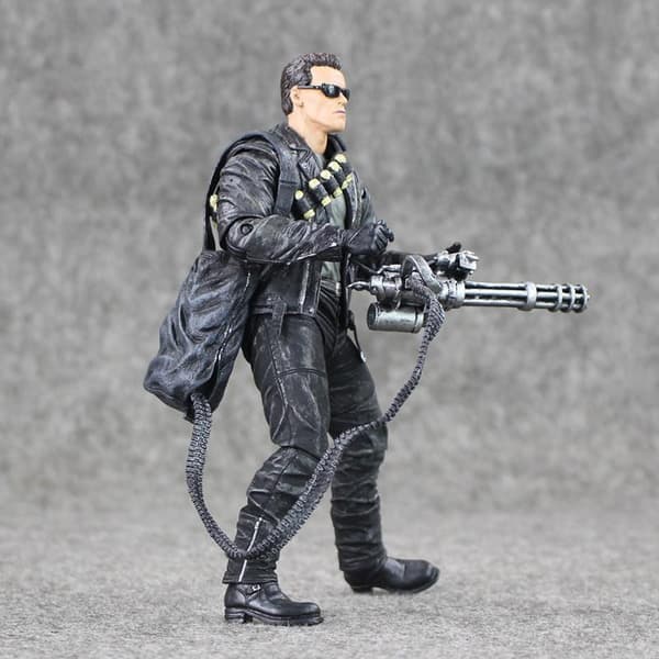 NECA Terminator Future Warrior 2 Schwarzenegger T800 Deluxe Edition Arnold Toimintahahmo