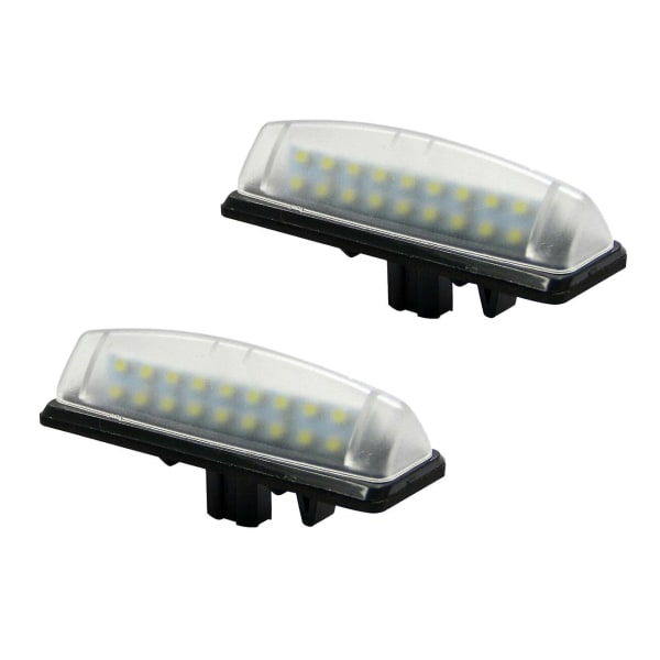 2x Lexus Is300 Is200 Ls430 Led rekisterikilpi Valot Lamput suoraan istuva valkoinen Transparent