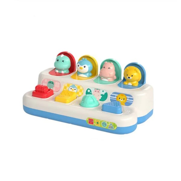 Baby Pop-Up Toys, Fine Motor Skills Training, Educational Toys, Suitable for 13-24 Months Old Children Animal