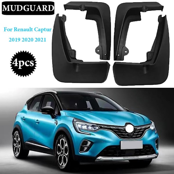 4x lokasuojat Renault Captur 2019 2020 2021 Auton osat Lokasuojat Läppä Cover Suojapyörän Styline Lisävarusteet