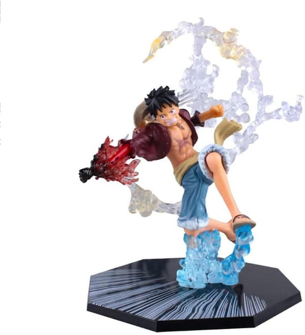 Anime Monkey D. Luffy Actionfigur Anime Monkey D. Luffy PVC 17,5 cm Skrivbordsleksak Samlarobjekt