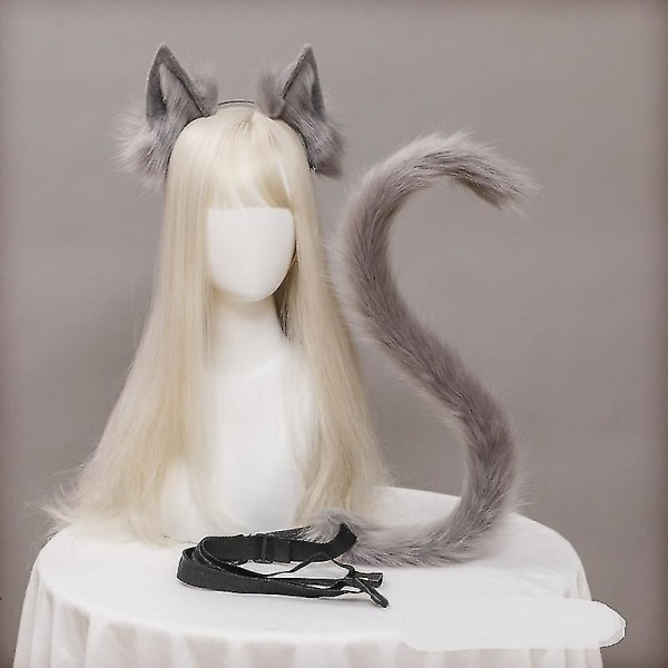 Kissan korvat ja set Anime Cosplay -päänauhat - Halloween-juhlatarvikesarjat Color 3