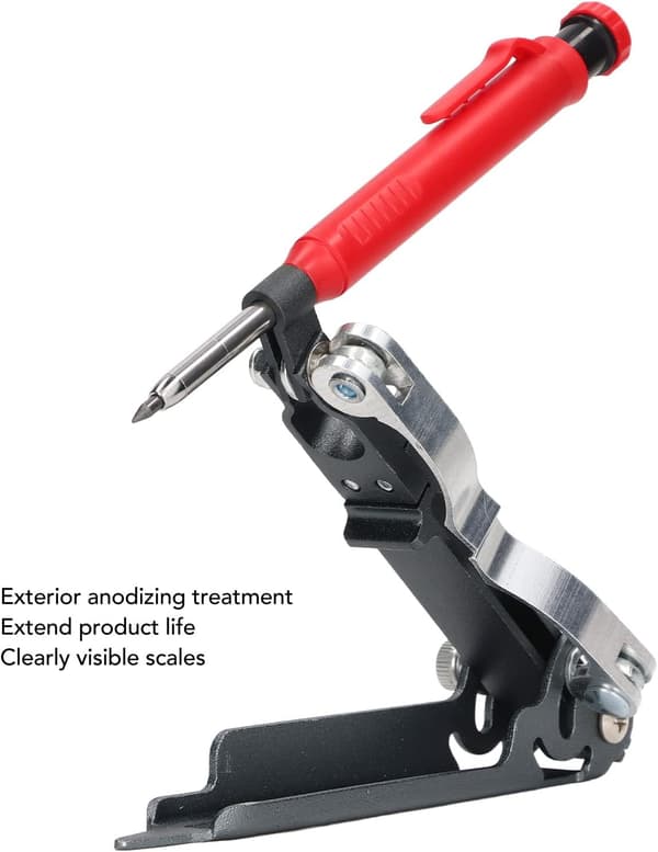 Multifunctional Woodworking Desktop Tool Compass Edge Ruler Measuring Line Desktop Ruler Contour Template T