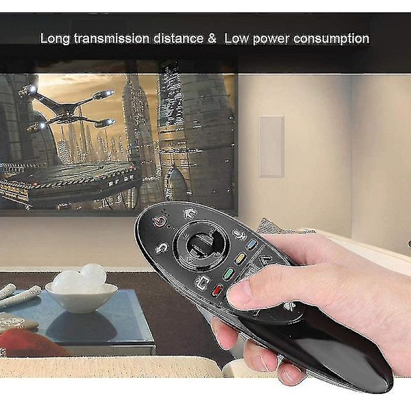 TV-fjernkontroll kompatibel med Lg An-mr500g multifunksjonell erstatningskontroller Easy-3