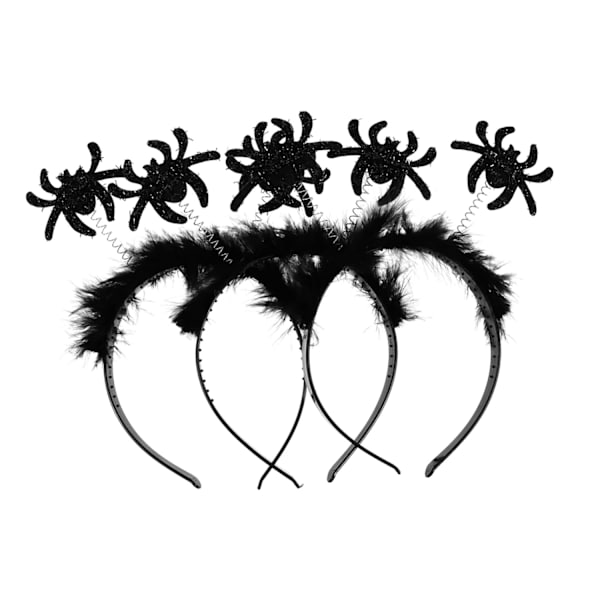 3-pack Spindelhuvudband Cosplay Hårclips Prestanda Huvudbonader Hårclips Tillbehör Spindel Hårclips Halloween Huvudbonader Kläder Bal Tillbehör
