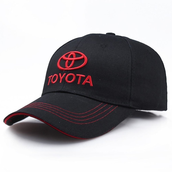 Toyota Team Hat Utendørs Sports Baseball Cap Racing Cap Justerbar Bomull Peaked Cap