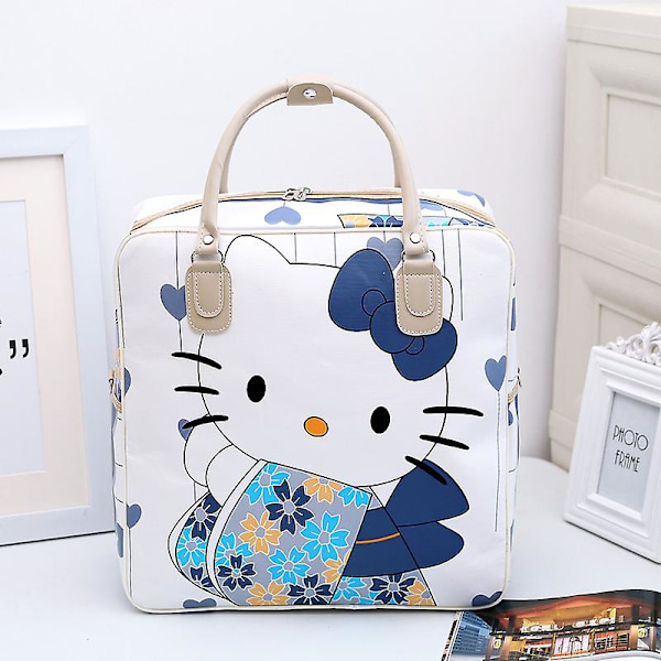 Kawaii Sanrio Hello Kitty Håndtaske Sød Tegneseriepige Stor Kapacitet Skuldertaske Student All Match Canvas Rejsetaske Gave Hello Kitty A