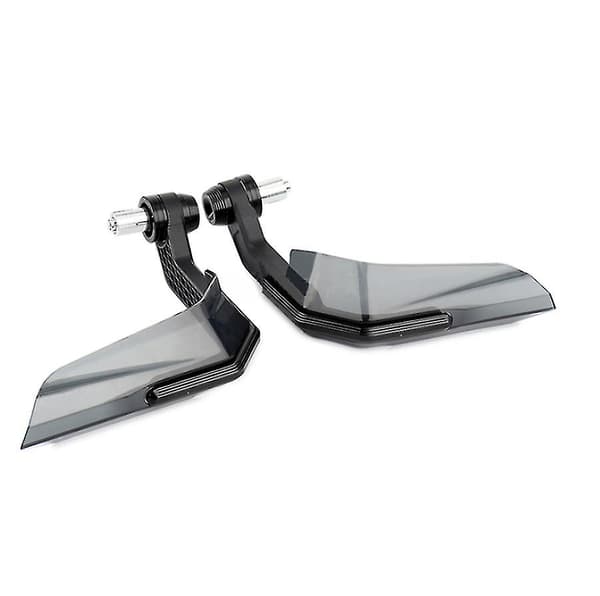 Par Sort Motorcykel Håndbeskyttelse Beskytter 22mm Styr Montering Vindafbøjer Ft