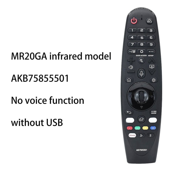 Akb75855501 Mr20ga infrarød udskiftningsfjernbetjening passer til smart-tv