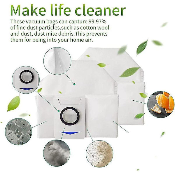 För Ecovacs Deebot X1 Omni Dust Bag Tillbehör Robotdammsugare