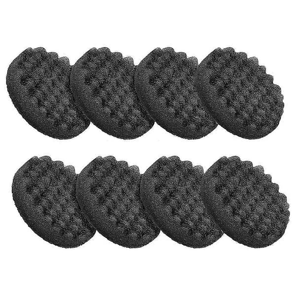 8-pack skumfilterdynor för Fluval FX4 FX5 FX6 ytterfilter skumdynor för akvarier Svart