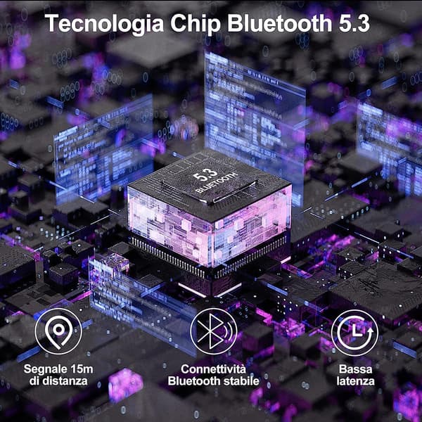 Bluetooth-øretelefoner, trådløse ørepropper, til iPhone og Android