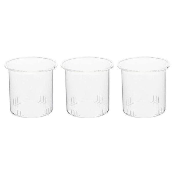 3 stk. glas tekande teinfusere udskiftning tefiltre tefiltreringskopper tekande infuser