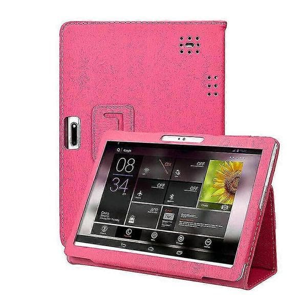 10/10.1 tums äkta läderstativskydd för Android-surfplattor - 24x17cm PC skyddsfodral Black