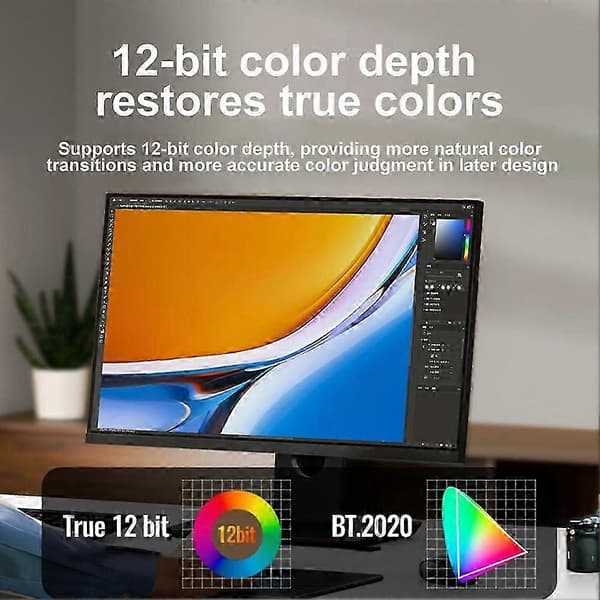 16K USB-C til DisplayPort 2.1-kabel, 8K 60Hz 4K 240Hz, 80Gbps