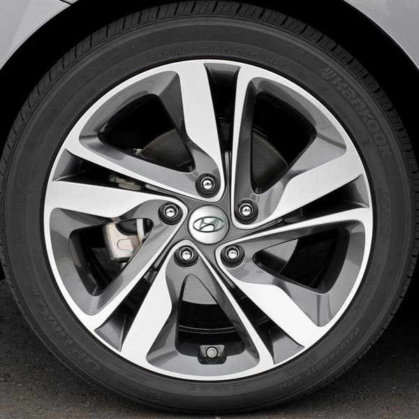 4-pak - Hyundai Centerkapsler / Hjulkapsel Emblem - B 7 70 60mm - Silver