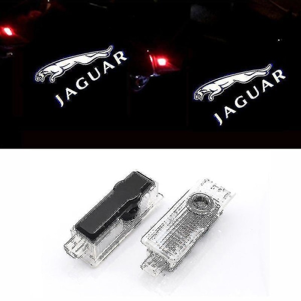 Bildørslogolys Bilskyggedør Trådløs Led-projektor Velkomstlampe til Jaguar X-type F-type Xf Xe Xj Xk Xjr Xjs Xfr Xjl (2stk)