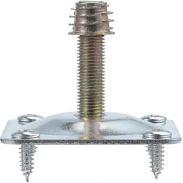 Sæt med 4 monteringsplader til møbelfødder i hardware til fastgørelse 49 x 49 x 2 mm