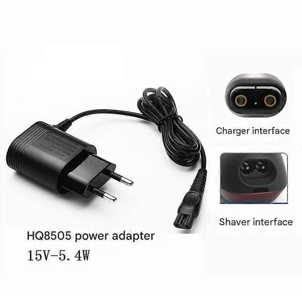 Oplader Hq8505 15v Oplader Til Philips Shavere Eu Stik Black