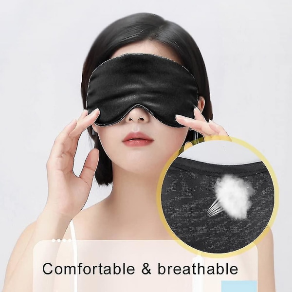 24-pack Sleep Eye Mask Shade Cover, Mjukt Blindfold Travel Sleep Cover Bekvämt