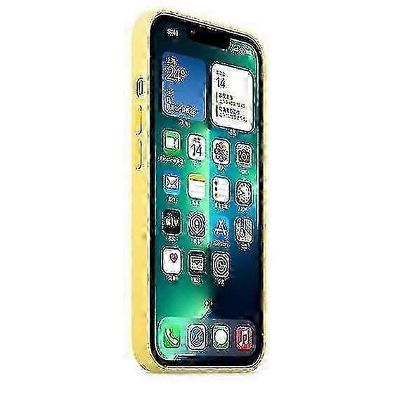 Silikonfodral med MagSafe för iPhone 13 Pro Lemon Zest