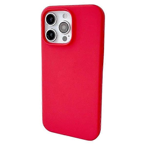 För iPhone 16 Pro Max Skal Silikon Stötsäkert Telefonskydd Red