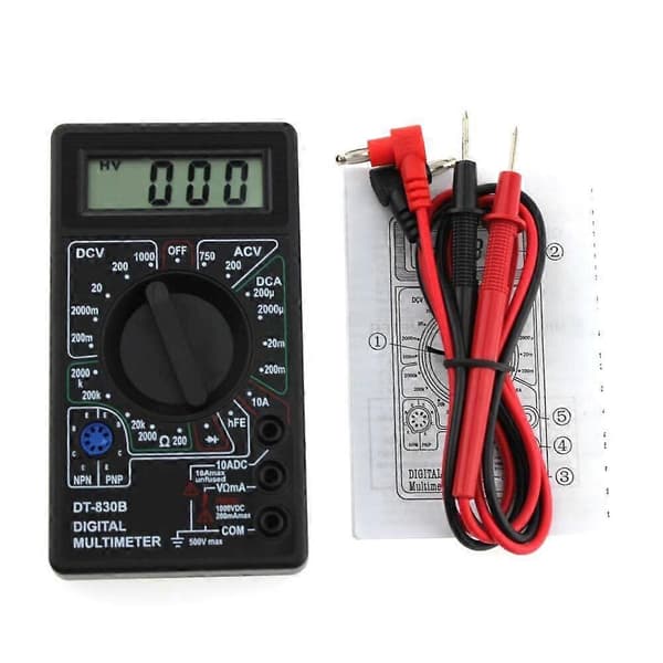 DT 830B LCD Voltmeter Ammeter Ohm Digital Multimeter *1sale Z6N8
