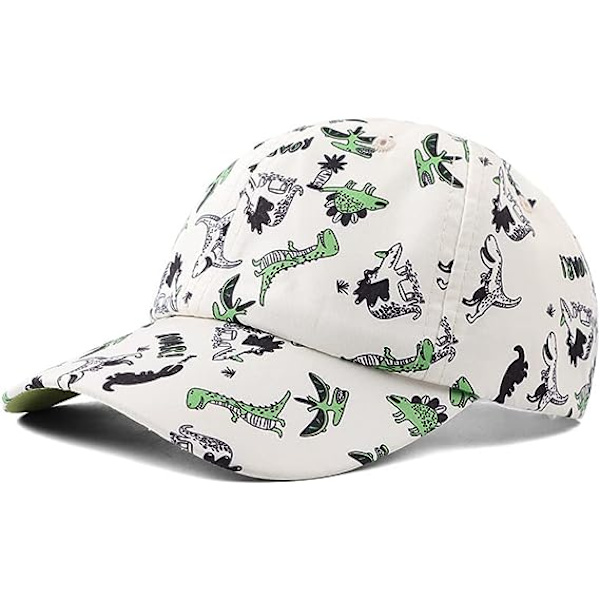 Klassisk Baby Baseball Cap Dinosaur Pojkar Flickor Solhatt Bomull Vår Sommar Barn Visir Hattar