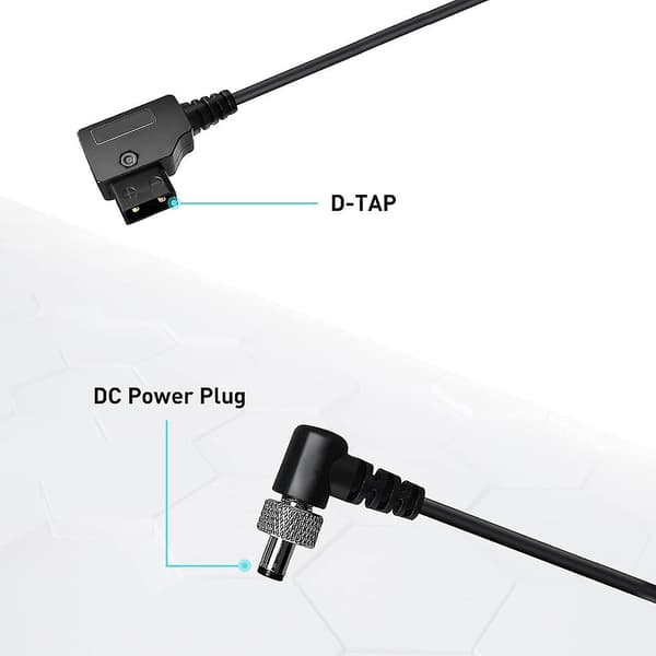 D-tap til låsende Dc2.1/2.5mm strømomformerkabel Dtap han-adapterkabel